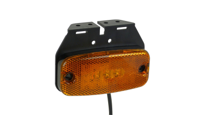 Lampa gabarit auto Carpoint 9-32V orange cu 3 leduri , suport si cablu , 110x50mm , 1 buc.