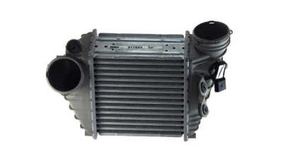 Intercooler Audi A3 (8L), 09.2000-05.2003, motor 1.9 TDI 96kw, diesel, aluminiu brazat/plastic, 183x190x85 mm, Valeo, cu senzor presiune 