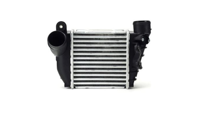 Intercooler Audi A3 (8L), 10.2000-2003, motor 1.9 TDI 74kw, diesel, cutie manuala, aluminiu brazat/plastic, 183x189x64 mm, Valeo, cu senzor presiune 