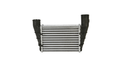 Intercooler Audi A4 (B5), 11.1994-09.2000, motor 1.8 T, benzina, 1.9 TDI, diesel, aluminiu brazat/plastic, 240x175x62 mm, alezaj senzor 18mm; cu fisa, 