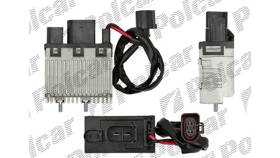 Releu ventilator racire Audi A4 (B6), 2000-2004, motor 2.4 V6, 2.7 V6 T, 2.8 V6, 3.0 V6, benzina, 2.5 TDI, diesel, cu AC, pt.modele cu racire suplimentara, 