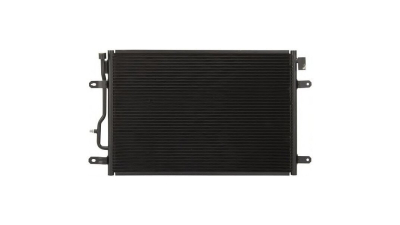 Condensator climatizare Audi A4 (B6), 05.2001-12.2004, motor 1.9 TDI, 2, 5 TDI diesel, full aluminiu brazat, 605 (565)x400x16 mm, fara filtru uscator