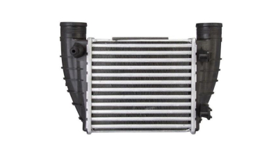 Intercooler Audi A4 (B7), 02.2007-06.2008, motor 2.0 TFSI, benzina, cu/fara AC, aluminiu brazat/plastic, 202x185x62 mm, intercooler dreapta, 