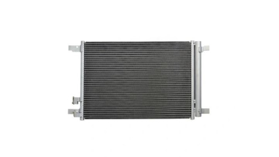 Condensator climatizare OEM/OES Skoda Octavia 3 (5E), 11.2012-2020, motor 1.6 TDI, 66 kw/77 kw; 2.0 TDI, 105/110 kw diesel, full aluminiu brazat, 570(540)x390x16 mm, cu uscator si filtru integrat