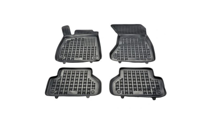 Set covorase auto AUDI A4/S4 (B9), 11.2015-07.2019; A5, 06.2016-,negru, elastomer