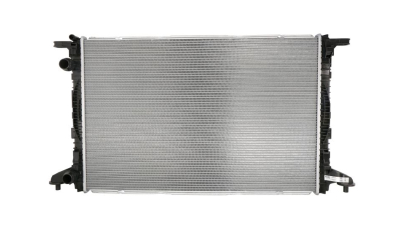 Radiator racire Audi A4 (B9/8W), 08.2015-, motor 1.4 TFSI, 110 kw, benzina, cutie automata, cu/fara AC, diametru intrare/iesire 32, 5/32, 5; cu carlig de remorcare 720x457x26 mm, SRLine, aluminiu brazat/plastic 