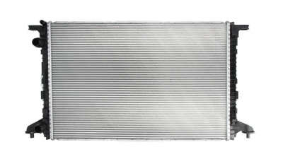 Radiator racire Audi A4 (B9/8W), 08.2015-, motor 1.4 TFSI, 110 kw; 2.0 TFSI, 92/140/185 kw, benzina, cutie manuala, cu/fara AC, diametru intrare/iesire 32, 5/32, 5; fara pachete remorcare 718x475x11 mm, Behr-Hella, aluminiu brazat/plastic 