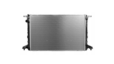 Radiator racire Audi A4 (B9/8W), 08.2015-, motor 1.4 TFSI, 110 kw, benzina, cutie automata, cu/fara AC, diametru intrare/iesire 32, 5/32, 5; cu carlig de remorcare 718x475x26 mm, Behr-Hella, aluminiu brazat/plastic 