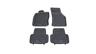 Set covorase auto AUDI Q2 (GA), 10.2016-,negru, elastomer