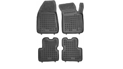 Set covorase auto din cauciuc Alfa Romeo Giulietta (940), 05.2010-, negru, presuri tip tavita, Rezaw 202504, Aftermarket