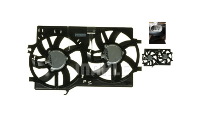 GMV radiator electroventilator Alfa Romeo Giulietta QV (940), 2010-, motor 1.8 TBi, benzina, OEM/OES, 300/400W; 345/345 mm; (2 +2) pini