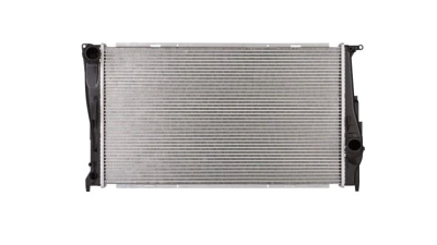 Radiator racire BMW Seria 3 E90/E91/E92/E93, 03.2005-06.2007, 318d/320d, motor 2.0 d, 105/120 kw, diesel, cu/fara AC, conexiune Rapida inlet/outlet 600x338x27 mm, Koyo, aluminiu brazat/plastic 