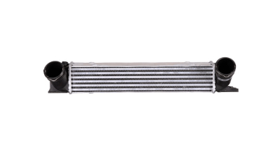 Intercooler BMW Seria 1 E87/E88/E81/E82, 09.2004-2011, Seria 3 E90/E91/E92/E93, 12.2004-12.2011, motor 2.0 d, diesel, cu/fara AC, aluminiu brazat/plastic, 508x100x85 mm, diametru niplu 62/62, 