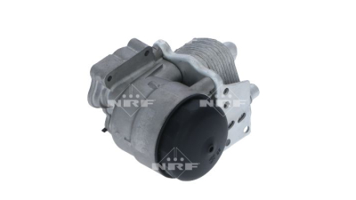 Radiator racire ulei motor, termoflot BMW Seria 1 E87/E88/E81/E82, 08.2004-2011, motor 1.6, 85/90 kw, 2.0, 95/105/110/115/125 kw, benzina, , 64x95x50 mm, cu carcasa filtru, din aluminiu