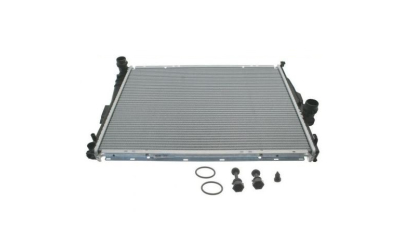 Radiator racire BMW Seria 3 E46, 02.1998-2006, 318i/Ci, motor 1.9, 87 kw, benzina, 318i/Ci M/A, cu/fara AC, conexiune Rapida inlet/outlet 585x452x32 mm, aluminiu/plastic 