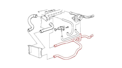 Furtun radiator Bmw Seria 5 E34, 88-1995, diametru 18/23/23/10 mm, cauciuc, BestAutoVest 2015PW-2