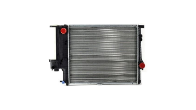 Radiator racire BMW Seria 5 E39, 11.1995-09.1998, 520i, motor 2.0 R6, 110 kw, 523i 2.5 R6, 125 kw benzina, cutie manuala/automata; fara AC, 518x438x34 mm, aluminiu/plastic, 