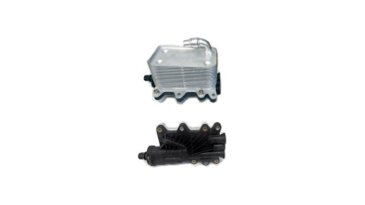 Radiator racire ulei motor, termoflot BMW Seria 5 E60/E61, 09.2005-03.2010, motor 2.0 d, 2.5 D, 3.0 d, diesel, 520d 525d 530d 535d 635d, 142x80x76 mm, racitor transmisie, din aluminiu