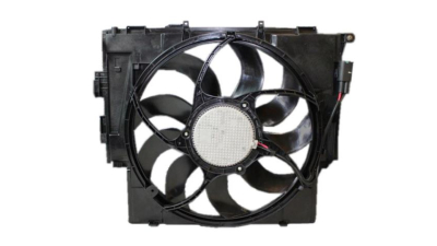 GMV radiator electroventilator BMW Seria 5 F10/F11, 2010-2017, 528i, motor 3.0 R6, benzina, 600 W; 485 mm; 3 pini