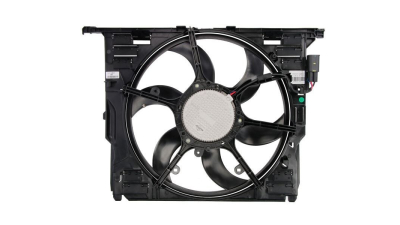 GMV radiator electroventilator BMW Seria 5 F10/F11, 2010-2017, 523i, 528i, 530i, motor 3.0 R6, benzina, 400 W; 485 mm; 3 pini