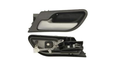 Maner usa interior Bmw X5 (E53), 05.2003-10.2006, fata, Stanga, negru; cu tija cromata