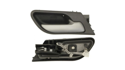 Maner usa interior Bmw X5 (E53), 05.2003-10.2006, fata, Dreapta, negru; cu tija cromata