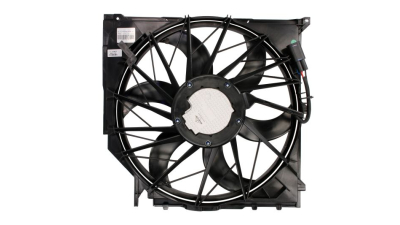 GMV radiator electroventilator BMW X3 2.5si, xDrive25i E83, 2004-2011, motor 2.5 R6, benzina, cu AC, 400 W; 490 mm; 3 pini