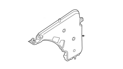 Rezervor spalator parbriz Bmw Seria 1 (F20), 08.2011-06.2015; Seria 1 (F20), 05.2015-; Seria 3/3 Gt (F30/31/34/35), 01.2012-, fara Gura umplere vas spalator, vehicule fara Motoras Spalator faruri, cu senzor nivel lichid, cu gauri pentru 2 pompe spalator