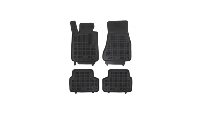 Set covorase auto din cauciuc Bmw Seria 5 (G30/G31), 05.2017-, negru, presuri tip tavita, Rezaw 200726, Aftermarket