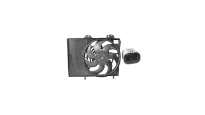 GMV radiator electroventilator Peugeot 1007, 2005-2009, motor 1.4, 1.6 benzina, 1.4 HDI, 1.6 HDI, diesel, cu AC, 320 W; 380 mm; 2 pini