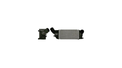 Intercooler Peugeot 407, 02.2008-2011, Citroen C5 (RD/TD), 02.2008-, motor 2.0 HDI 120kw, diesel, cu/fara AC, aluminiu brazat/plastic, 299x155x81 mm, Delphi, 