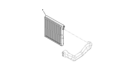 Evaporator aer conditionat Citroen Jumpy 2016-; Peugeot Boxer 2014-, Expert 2016-, 225x315x38mm, BestAutoVest 23V1P8-1