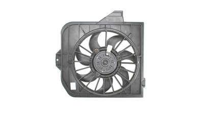 GMV radiator electroventilator Dodge Caravan, 02.2000-2005, motor 3.8 V6, benzina, cutie automata, cu AC, 310 mm; 2 pini