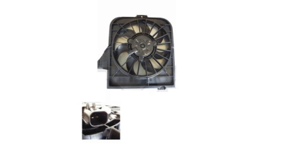 GMV radiator electroventilator Chrysler Voyager, 02.2000-2005, motor 2.5 CRD, diesel, cutie manuala, cu AC, 310 mm