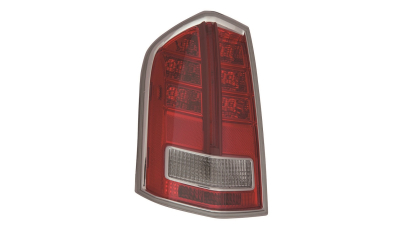 Stop, lampa spate CHRYSLER 300, 2013-2014, partea Stanga, TYC, Tip=USA; LED+W21W; cadru rosu; cu cablaj