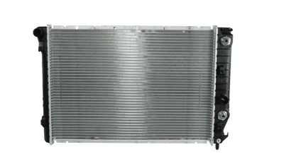 Radiator racire Chevrolet Corvette Z06, 01.2001-10.2004, motor 5.7 V8, 287/302 kw, benzina, cutie automata, cu/fara AC, 603x438x26 mm, aluminiu brazat/plastic, 