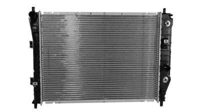 Radiator racire Chevrolet Corvette, 01.2008-2014, motor 6.2 V8, 321/324 kw, benzina, cutie automata, cu/fara AC, 595x438x26 mm, aluminiu brazat/plastic, 