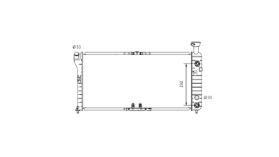 Radiator racire Pontiac Grand Prix, 01.1997-12.1997, Motorizare 3, 8 V6 Compressor 180kw Benzina, tip climatizare cu/fara AC, cutie M/A, dimensiune 774x380x22mm, Cu lipire fagure prin brazare, Aftermarket