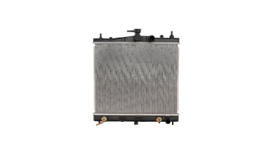 Radiator racire Renault Modus, 12.2004-2012, 1.2 59kw; 1,4 65kw; 1,6 65/81kw Benzina, Automat, Cu/fara AC , tip Calsonic, diametru intrare/iesire 28/28mm, 445x380x16, Cu lipire fagure prin brazare Original (VALEO)