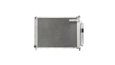 Radiator racire Nissan Micra, 06.2005-2010, motor 1.2, 48/59 kw, 1.4, 65 kw, benzina, cutie manuala, cu AC, cu condensator cu uscator 529x378x40 mm, aluminiu brazat