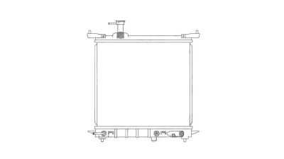 Radiator racire Nissan Micra, 01.2010-2017, motor 1.2, 59 kw, benzina, cutie automata, cu/fara AC, 441x401x16 mm, aluminiu brazat/plastic, 