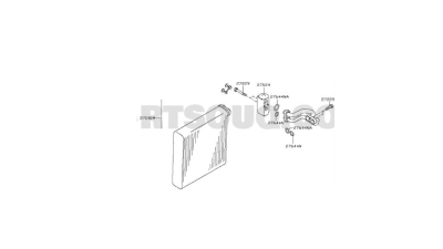 Evaporator aer conditionat Nissan Micra 2010-2017, 240x215x48mm, BestAutoVest 2708P8-1