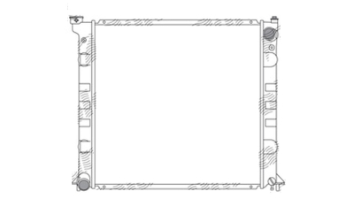 Radiator racire Nissan 300ZX, 05.1990-09.1995, motor 3.0 V6 T, 197 kw/ 208 kw, benzina, cutie manuala, cu/fara AC, 500x458x26 mm, aluminiu brazat/plastic, 