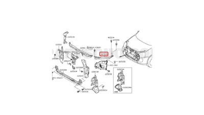 Trager panou central Nissan X-Trail (T31), 09.2007-09.2014, parte montare Fata, Stanga, BestAutoVest 275104-5