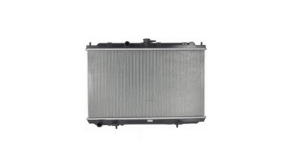 Radiator racire Nissan Almera Tino, 04.2000-03.2001, motor 1.8, 84 kw; Almera Tino, 04.2001-2006, 1.8, 85 kw, benzina, cutie manuala, cu/fara AC, 692x405x23 mm, aluminiu/plastic, 