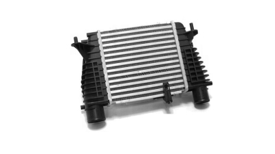 Intercooler Nissan Cube (Z11), 08.2009-, Juke (F15), 06.2010-, motor 1.5 dci 81kw, diesel, cu/fara AC, aluminiu brazat/plastic, 210x204x64 mm, Valeo, 