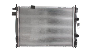 Radiator racire Nissan Qashqai (J10), 02.2007-12.2013, motor 2.0 dci, 110 kw, diesel, cutie manuala/automata, cu/fara AC, 590x428x26 mm, SRLine, aluminiu brazat/plastic 