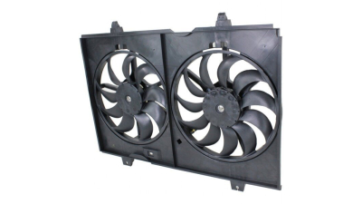 GMV radiator electroventilator Nissan NV200, 2009-, motor 2.0, benzina, 340/340 mm; (4 +4) pini