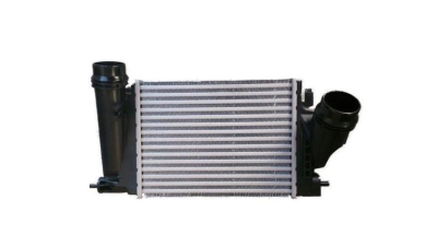 Intercooler Nissan Qashqai (J11), 02.2014-, X-Trail, 02.2014-, motor 1.6 dci 96kw, diesel, cu/fara AC, aluminiu brazat/plastic, 282x217x62 mm, SRLine, 