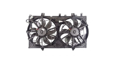 GMV radiator electroventilator Nissan X-Trail, 2014-, motor 2.0, benzina, cutie M/CVT, 2.5, benzina, cutie CVT, 381/382 mm; (4 +4) pini